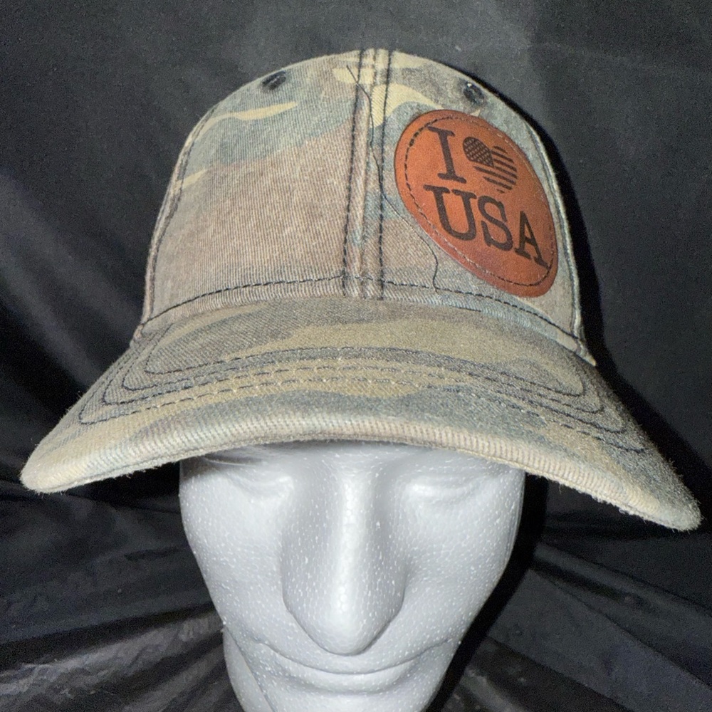 George Camo I Love USA Men's Hat